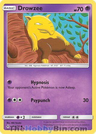 Drowzee #71/214 Common - Unbroken Bonds Pokemon card