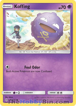 Koffing #73/214 Common - Unbroken Bonds Pokemon card