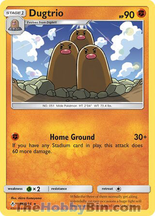 Dugtrio Unbroken Bonds Rare #86/214