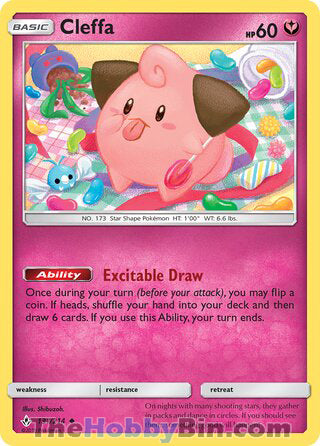 Cleffa #131/214 Uncommon - Unbroken Bonds Pokemon card
