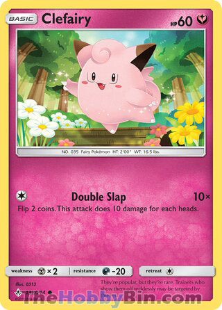 Clefairy #132/214 Common - Unbroken Bonds Pokemon card