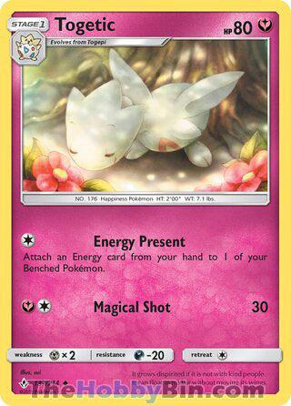Togetic #137/214 Uncommon - Unbroken Bonds Pokemon card