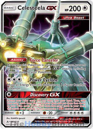 Celesteela GX #163/214 Ultra Rare - Unbroken Bonds Pokemon card