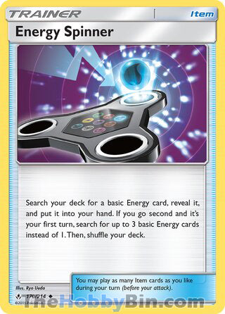 Energy Spinner Unbroken Bonds Uncommon #170/214