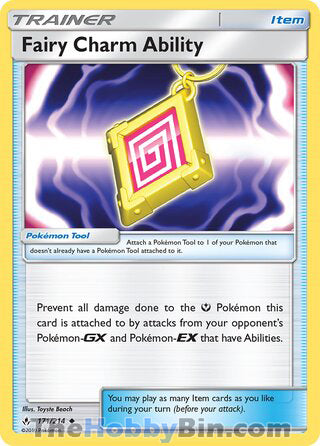 Fairy Charm Ability #171/214 Uncommon - Unbroken Bonds Pokemon card
