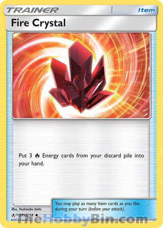 Fire Crystal #173/214 Uncommon - Unbroken Bonds Pokemon card