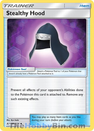Stealthy Hood #186/214 Uncommon - Unbroken Bonds Pokemon card
