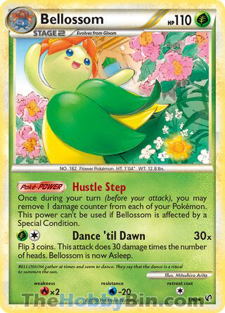 Bellossom Undaunted Holo Rare #1/90