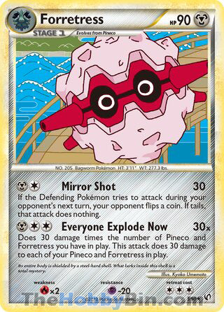 0003 Forretress Holo Rare Undaunted