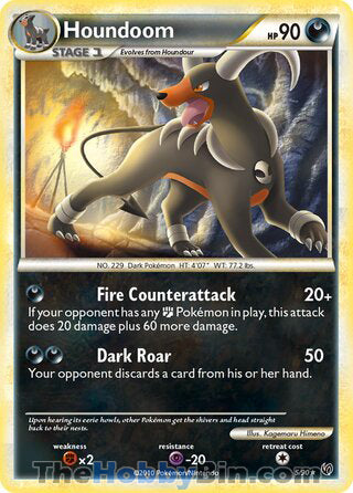 0005 Houndoom Holo Rare Undaunted