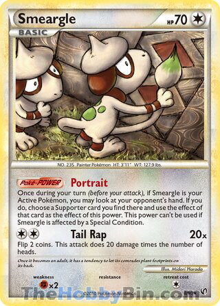 Smeargle Undaunted Holo Rare #8/90