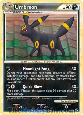 0010 Umbreon Holo Rare Undaunted
