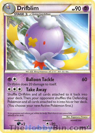 Drifblim Undaunted Rare #12/90