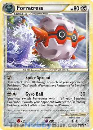 0013 Forretress Rare Undaunted