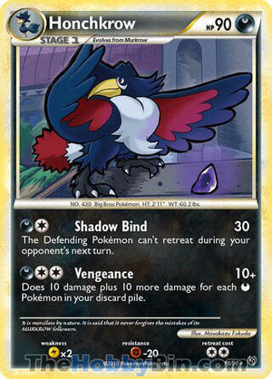 0016 Honchkrow Rare Undaunted
