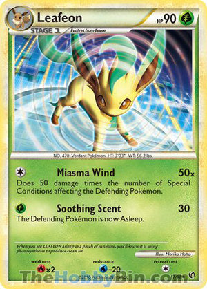 0017 Leafeon Rare Undaunted