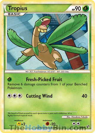 Tropius #22/90 Rare - Undaunted Pokemon card