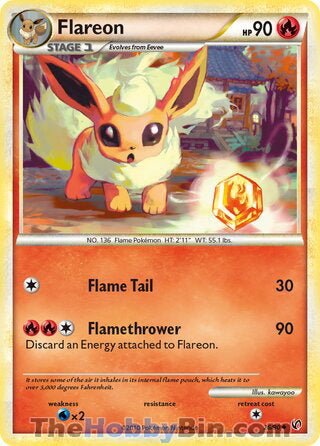 Flareon Undaunted Uncommon #26/90