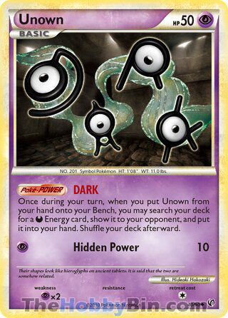 Unown Undaunted Uncommon #40/90