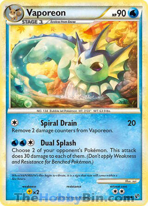 0041 Vaporeon Uncommon Undaunted