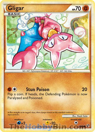 Gligar #49/90 Common - Undaunted Pokemon card