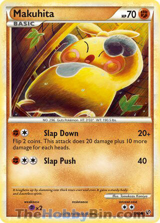 Makuhita #55/90 Common - Undaunted Pokemon card