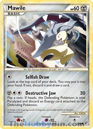 Mawile #56/90 Common - Undaunted Pokemon card