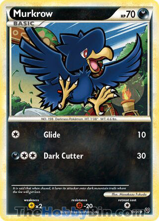 Murkrow #59/90 Common - Undaunted Pokemon card