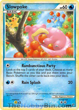 Slowpoke #66/90 Common - Undaunted Pokemon card