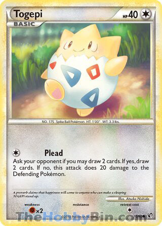 0070 Togepi Common Undaunted