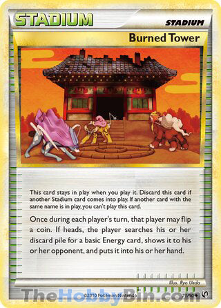Burned Tower #71/90 Uncommon - Undaunted Pokemon card