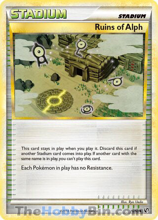 Ruins Of Alph #76/90 Uncommon - Undaunted Pokemon card