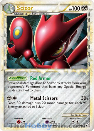 Scizor #84/90 Ultra Rare - Undaunted Pokemon card