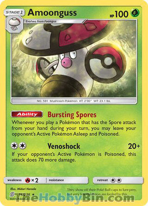 0014 Amoonguss Rare Unified Minds