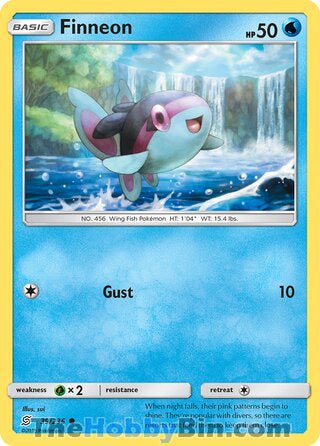 Finneon #39/236 Common - Unified Minds Pokemon card