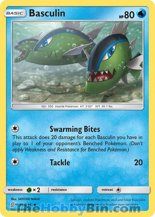 Basculin #43/236 Uncommon - Unified Minds Pokemon card