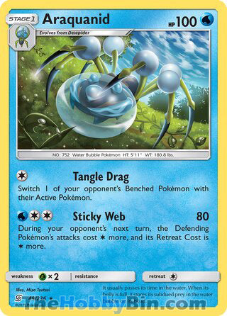 Araquanid #49/236 Rare - Unified Minds Pokemon card