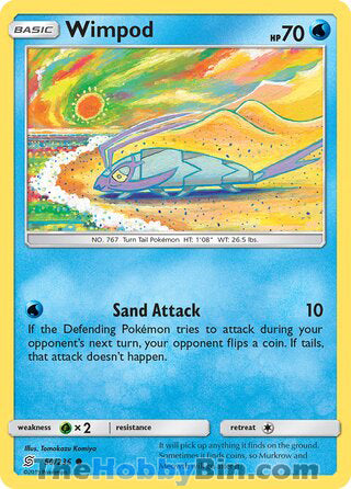 Wimpod #50/236 Common - Unified Minds Pokemon card