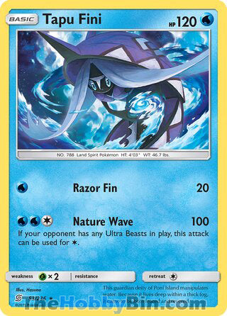 0053 Tapu Fini Rare Unified Minds