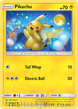 Pikachu Unified Minds Common #56/236