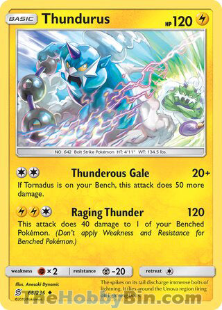 Thundurus Unified Minds Uncommon #68/236