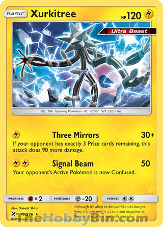 Xurkitree #70/236 Rare - Unified Minds Pokemon card