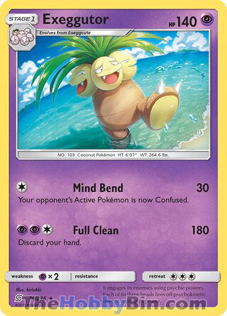 Exeggutor Unified Minds Rare #74/236