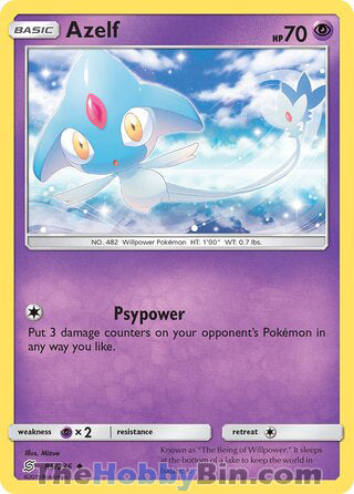 Azelf #85/236 Uncommon - Unified Minds Pokemon card