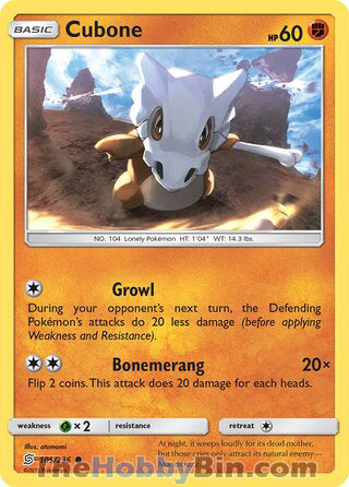 Cubone Unified Minds Common #105/236