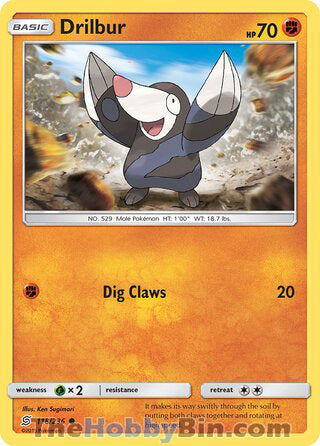 Drilbur #118/236 Common - Unified Minds Pokemon card