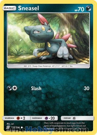 Sneasel #131/236 Common - Unified Minds Pokemon card