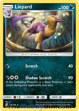 0136 Liepard Rare Unified Minds
