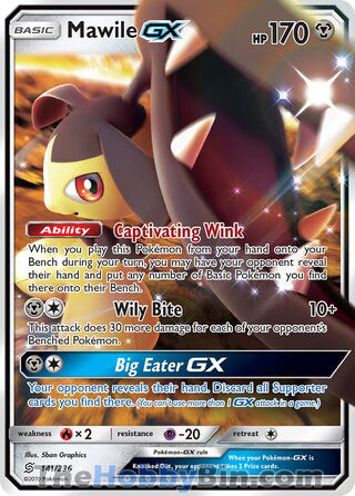 0141 Mawile GX Ultra Rare Unified Minds