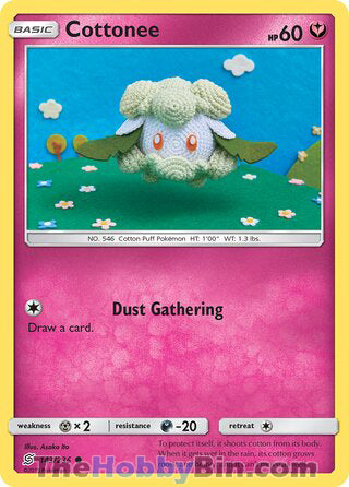 Cottonee #143/236 Common - Unified Minds Pokemon card